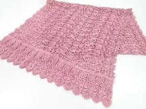 レース花模様ショール